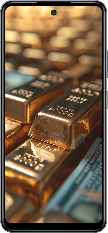 Силиконовый чехол Сияние золота для Infinix Smart 8 Plus - 6104u-3677 изображение 