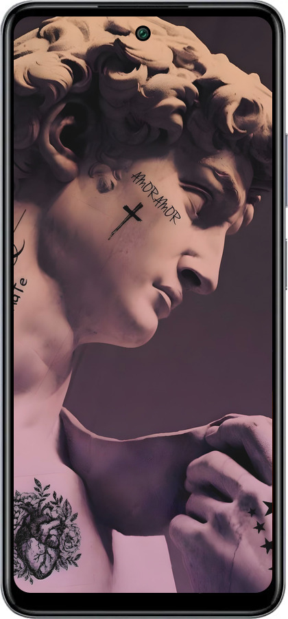 Силиконовый чехол Давид для Infinix Smart 8 Plus - 6302u-3677 изображение 