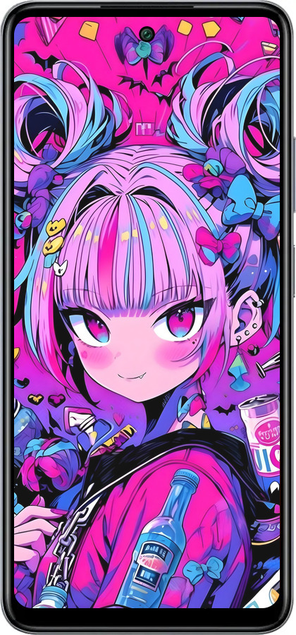 Силиконовый чехол Аниме милаха для Infinix Smart 8 Plus - 6314u-3677 изображение 