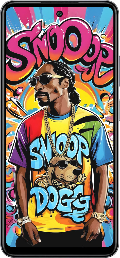 Силиконовый чехол Снуп дог для Infinix Smart 8 Plus - 6348u-3677 изображение 