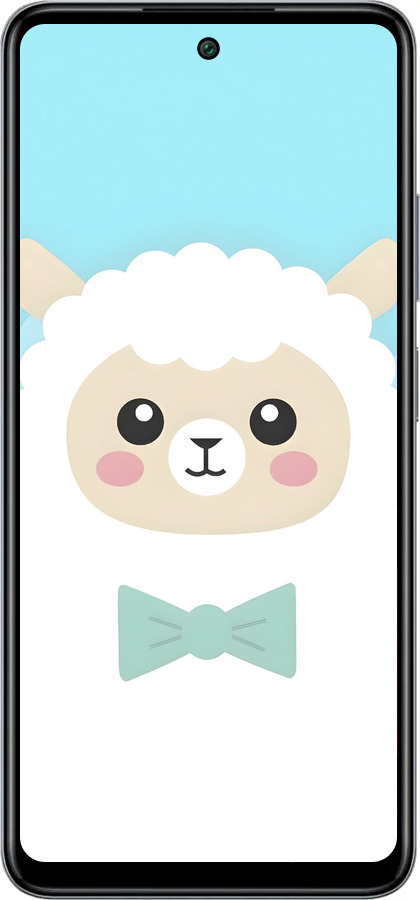 Силиконовый чехол Милый барашек для Infinix Smart 8 Plus - 6355u-3677 изображение 