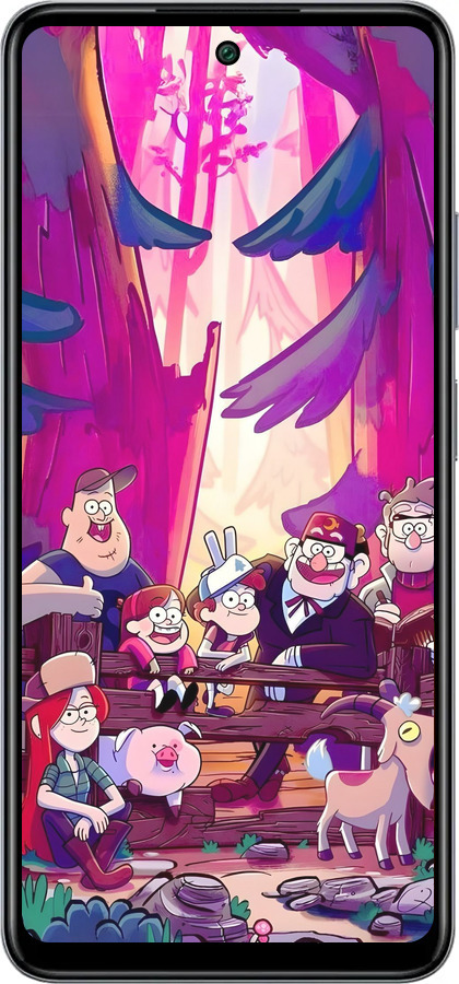 Силиконовый чехол Гравити Фолз для Infinix Smart 8 Plus - 6365u-3677 изображение 