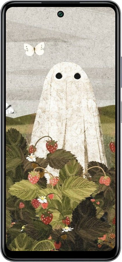 Силиконовый чехол Клубничные поля и привидения для Infinix Smart 8 Plus - 6426u-3677 изображение 