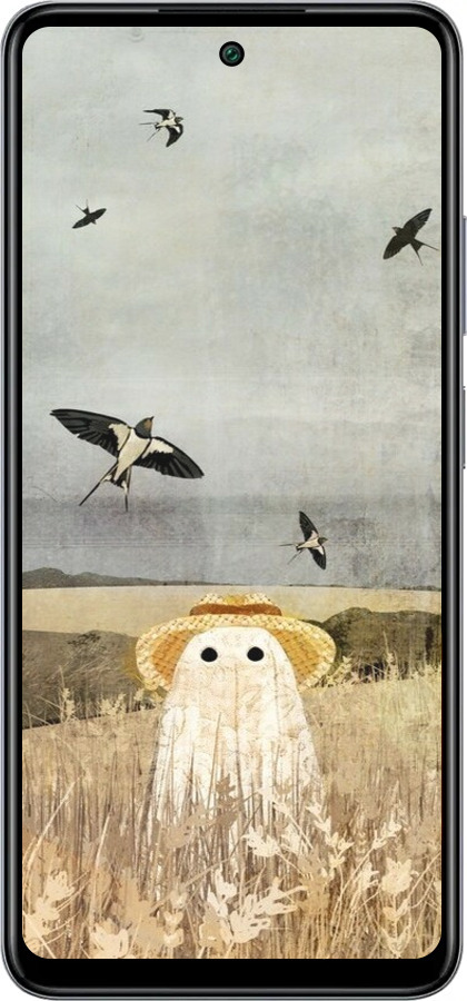 Силиконовый чехол Призрак в поле для Infinix Smart 8 Plus - 6427u-3677 изображение 