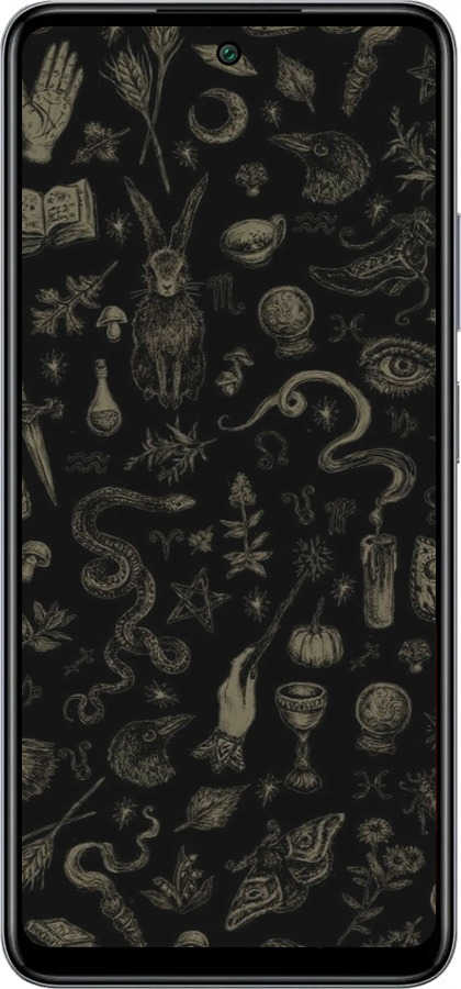 Силиконовый чехол Мистический коллаж с травами и магическими символами для Infinix Smart 8 Plus - 6428u-3677 изображение 