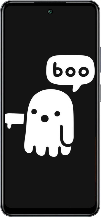 Силиконовый чехол Призрак Неодобрения для Infinix Smart 8 Plus - 6431u-3677 изображение 