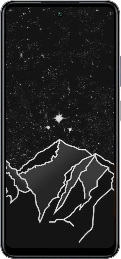 Силиконовый чехол Минималистический горный пейзаж для Infinix Smart 8 Plus - 6438u-3677 изображение 