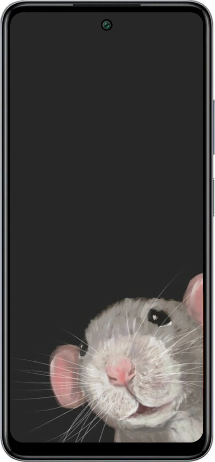 Силиконовый чехол The Peeking Rat для Infinix Smart 8 Plus - 6442u-3677 изображение 