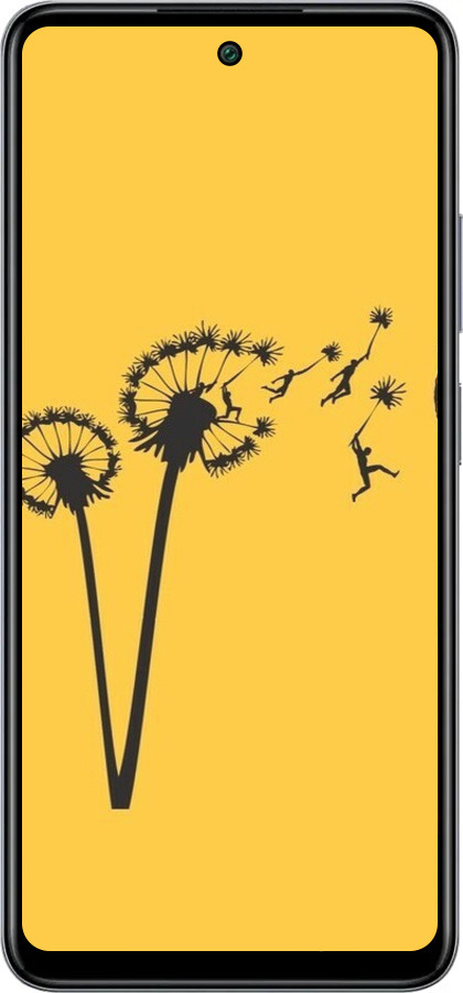 Силиконовый чехол Минимализм одуванчики для Infinix Smart 8 Plus - 6449u-3677 изображение 