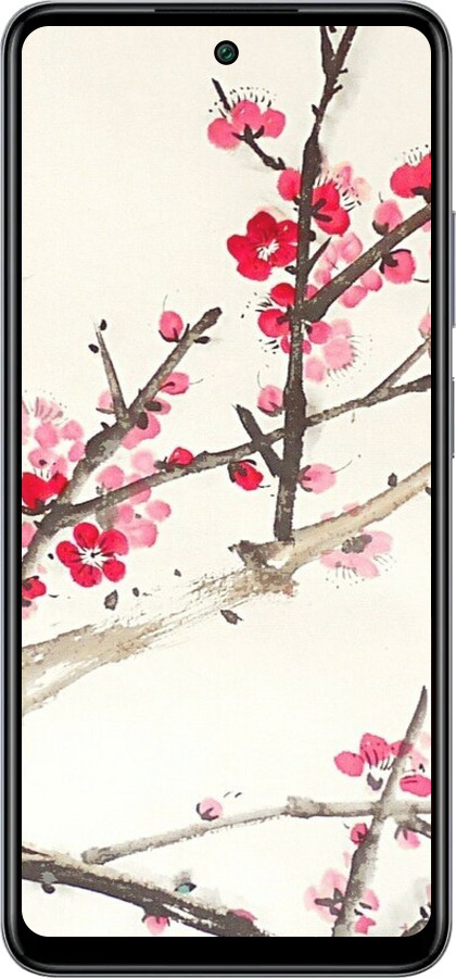 Силиконовый чехол Принт с изображением цветения сакуры для Infinix Smart 8 Plus - 6545u-3677 изображение 
