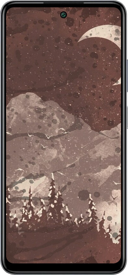 Силиконовый чехол С изображением лунного пейзажа в ночном лесу для Infinix Smart 8 Plus - 6546u-3677 изображение 