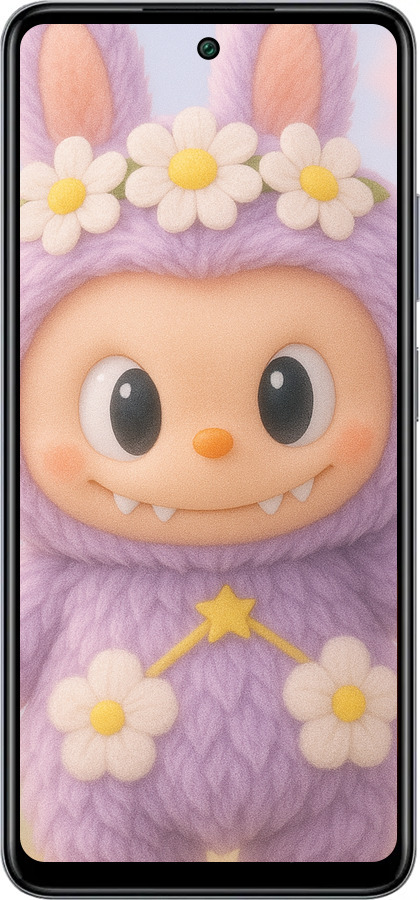 Силіконовий чехол Лабубу 1 для Infinix Smart 8 Plus - 6709u-3677 изображение 