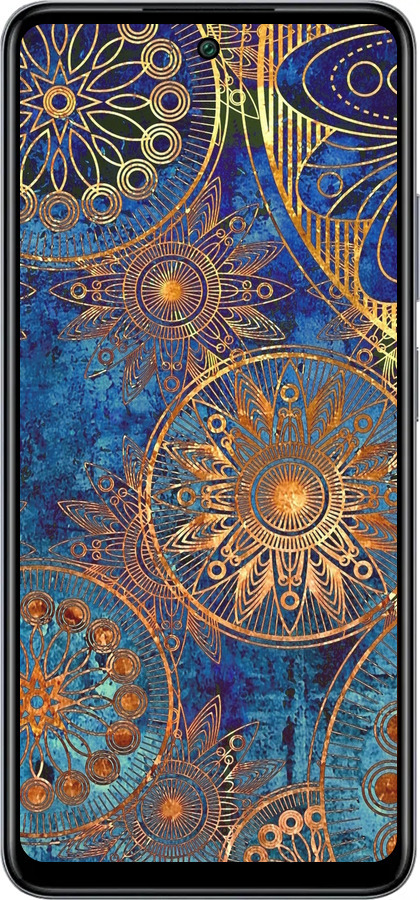 Силіконовий чехол Золотий візерунок для Infinix Smart 8 Plus - 678u-3677 изображение 