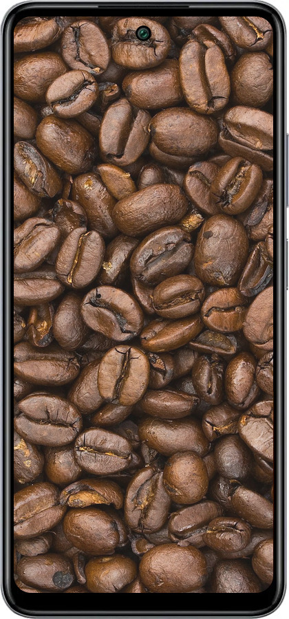Силиконовый чехол Зёрна кофе для Infinix Smart 8 Plus - 783u-3677 изображение 