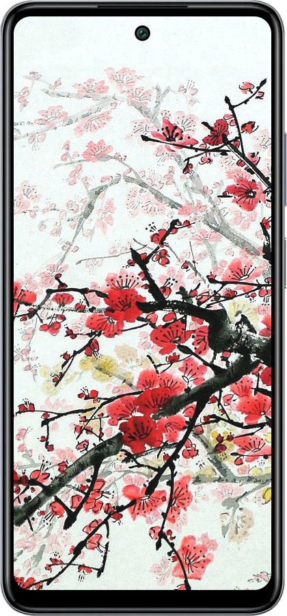 Силиконовый чехол Цветущий куст для Infinix Smart 8 Plus - 831u-3677 изображение 