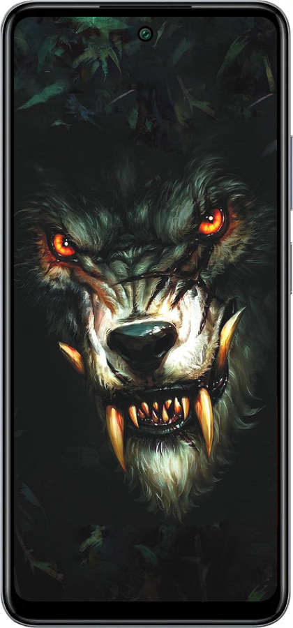 Силиконовый чехол Дьявольский волк для Infinix Smart 8 Plus - 833u-3677 изображение 