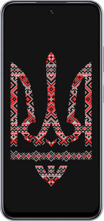 TPU чехол Герб - вышиванка на черном фоне для Infinix Smart 9 - 1196b-3809 изображение 