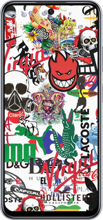 TPU чехол Many different logos для Infinix Smart 9 - 4022b-3809 изображение 