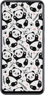 TPU чехол Панды для Infinix Smart 9 - 4318b-3809 изображение 