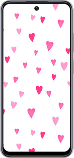 TPU чехол Сердечки 2 для Infinix Smart 9 - 4763b-3809 изображение 