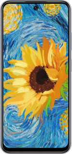 TPU чехол Цветы желто-голубые для Infinix Smart 9 - 5308b-3809 изображение 