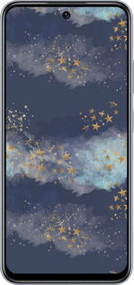 TPU чехол Ночь золотые звезды для Infinix Smart 9 - 5421b-3809 изображение 