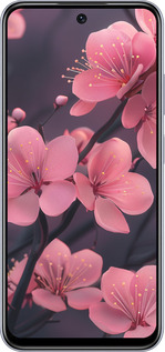 TPU чехол Пурпурная сакура для Infinix Smart 9 - 6075b-3809 изображение 