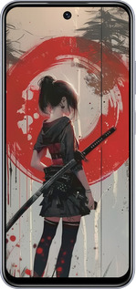 TPU чехол Сумерки воина: Танец с катаной для Infinix Smart 9 - 6123b-3809 изображение 