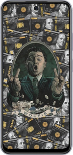 TPU чехол Волк с валл стрит для Infinix Smart 9 - 6287b-3809 изображение 