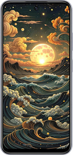 TPU чехол Арт волны для Infinix Smart 9 - 6332b-3809 изображение 