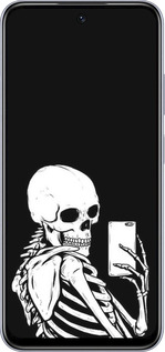 TPU чехол Скелет делает Selfie для Infinix Smart 9 - 6535b-3809 изображение 