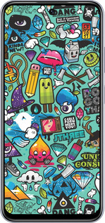 TPU чехол Стикер бомбинг 1 для Infinix Smart 9 - 693b-3809 изображение 