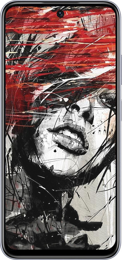 TPU чехол Лицо девушки для Infinix Smart 9 - 1162b-3809 изображение 