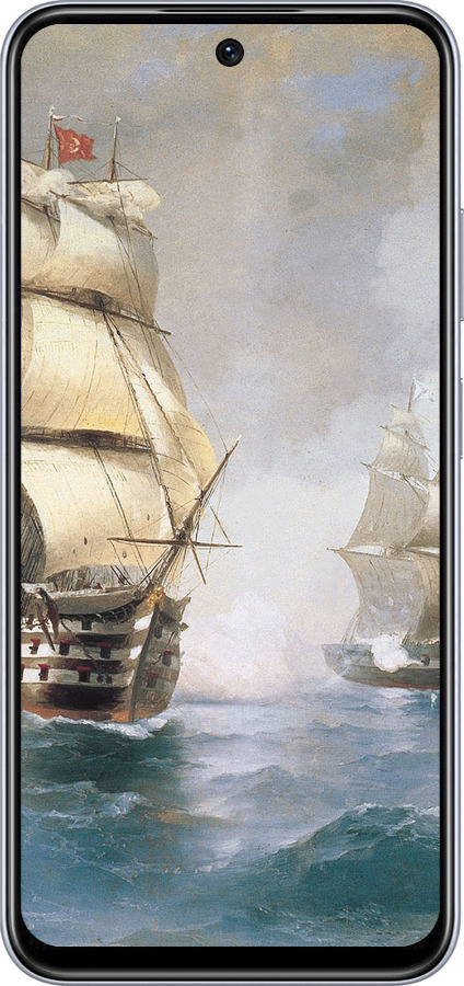 TPU чехол Айвазовский. Корабли для Infinix Smart 9 - 160b-3809 изображение 