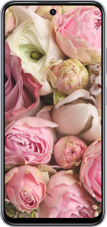 TPU чехол Розы v2 для Infinix Smart 9 - 2320b-3809 изображение 