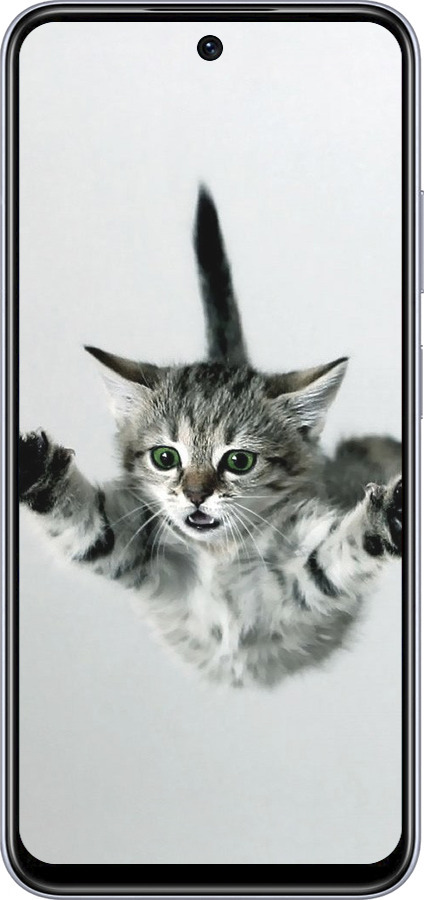 TPU чехол Летящий котёнок для Infinix Smart 9 - 2322b-3809 изображение 