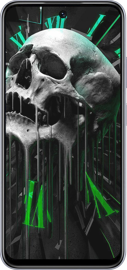 TPU чехол Череп-часы для Infinix Smart 9 - 4100b-3809 изображение 