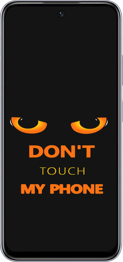 TPU чехол Don't touch the phone для Infinix Smart 9 - 4261b-3809 изображение 