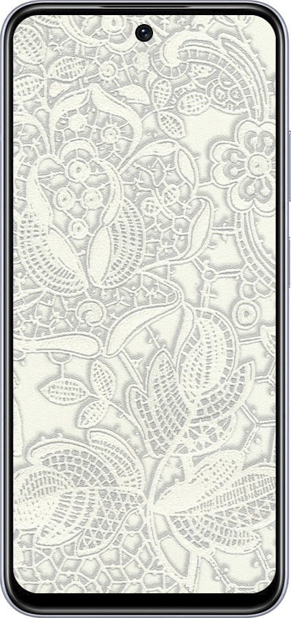 TPU чехол Белое кружево для Infinix Smart 9 - 4383b-3809 изображение 