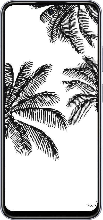 TPU чехол Пальмы1 для Infinix Smart 9 - 4634b-3809 изображение 