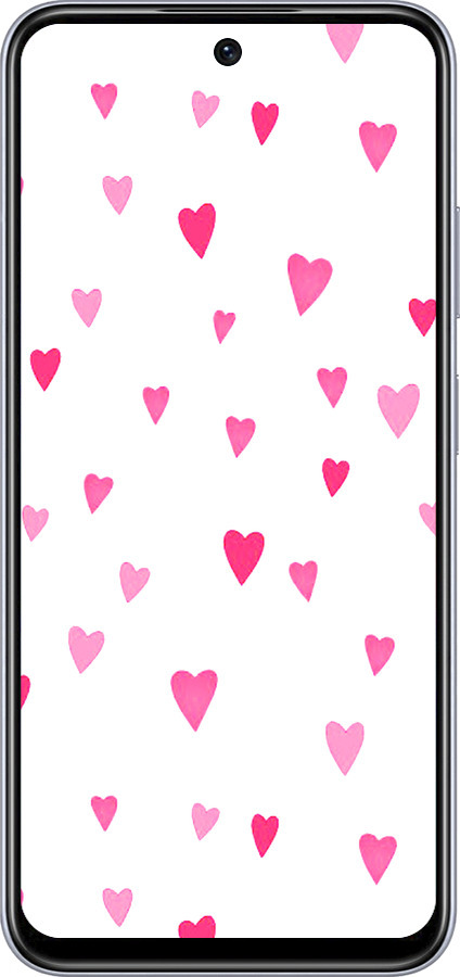 TPU чехол Сердечки 2 для Infinix Smart 9 - 4763b-3809 изображение 