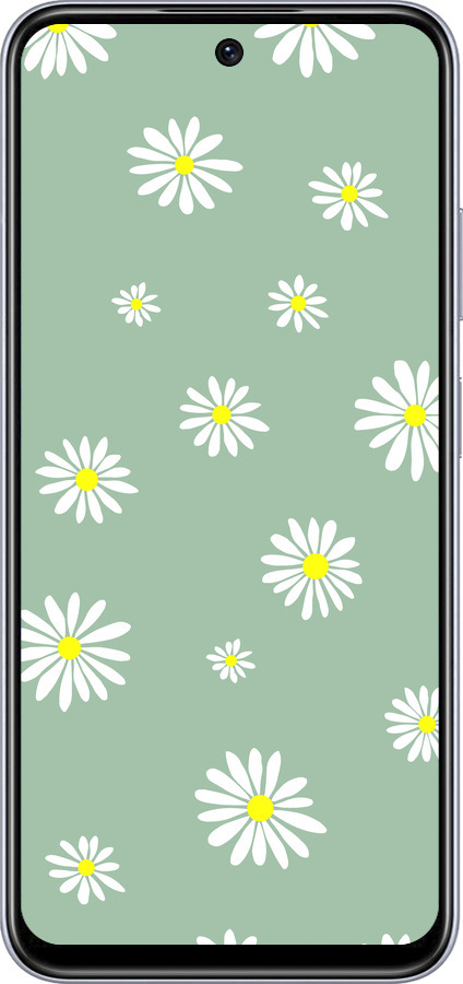 TPU чехол Ромашки v4 для Infinix Smart 9 - 5603b-3809 изображение 