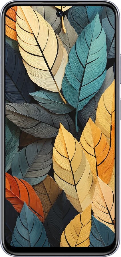 TPU чехол Кольорове листя для Infinix Smart 9 - 5644b-3809 изображение 