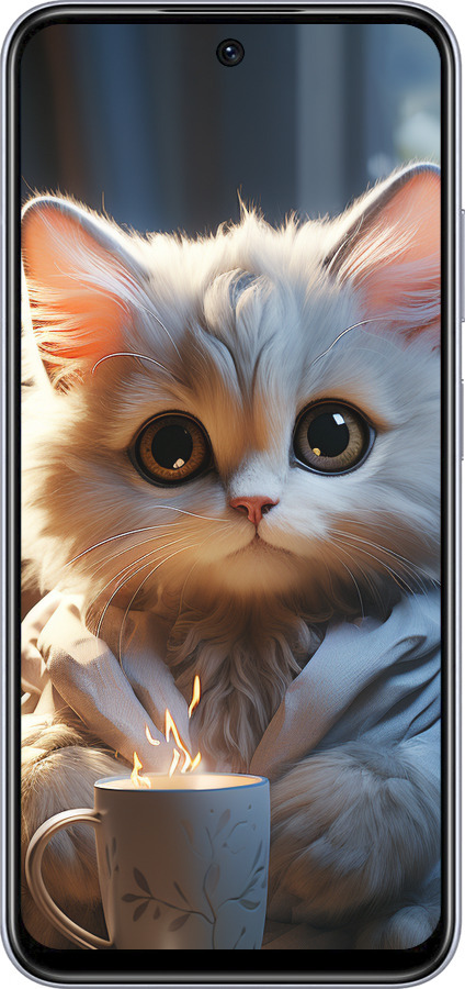 TPU чехол White cat для Infinix Smart 9 - 5646b-3809 изображение 