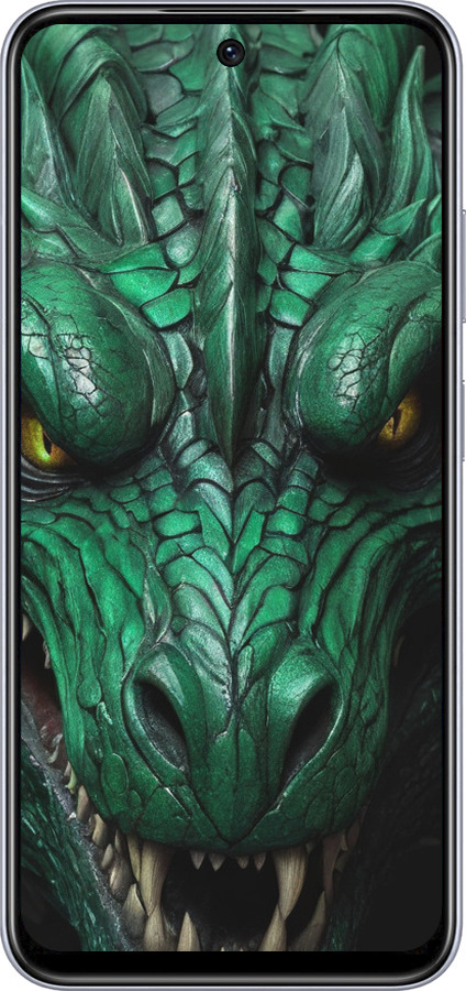 TPU чехол Зелёный дракон v2 для Infinix Smart 9 - 5817b-3809 изображение 