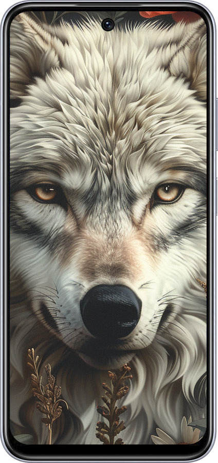 TPU чехол Волчий взгляд для Infinix Smart 9 - 6066b-3809 изображение 