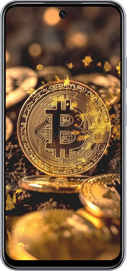 TPU чехол Золотая лихорадка биткойна для Infinix Smart 9 - 6089b-3809 изображение 