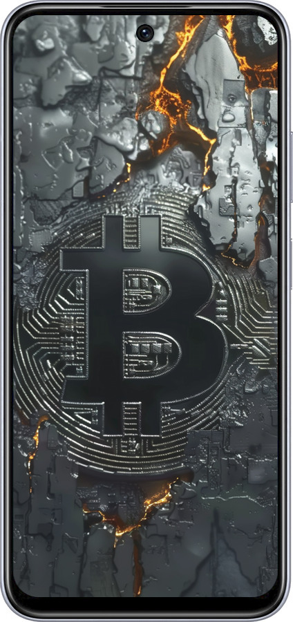 TPU чехол Раскаленный биткойн для Infinix Smart 9 - 6091b-3809 изображение 