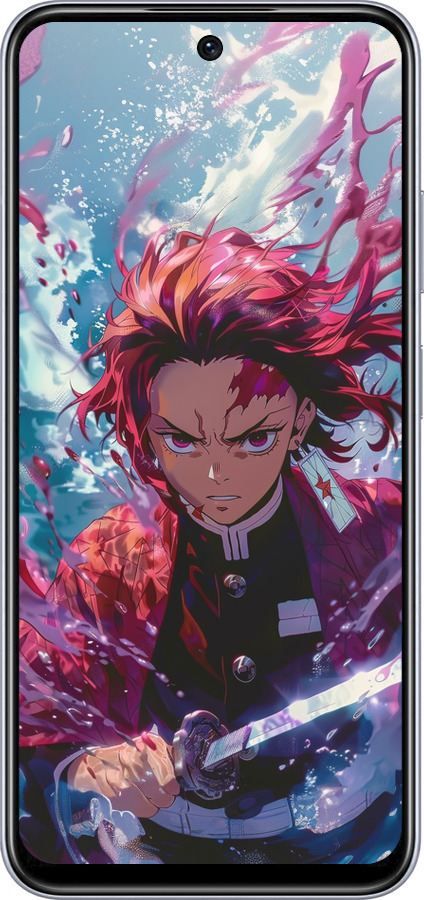 TPU чехол Танджиро Камадо: Клинок рассекающий демонов для Infinix Smart 9 - 6111b-3809 изображение 