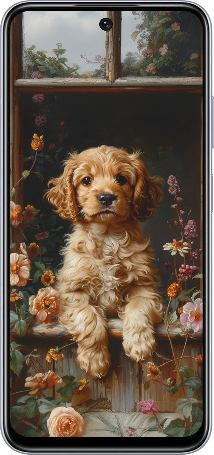 TPU чехол Щенок cocker spaniel для Infinix Smart 9 - 6136b-3809 изображение 